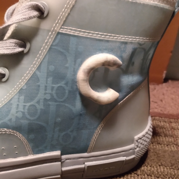 Dior B23 High Daniel Arsham Oblique Light Blue - Picture 4 of 4